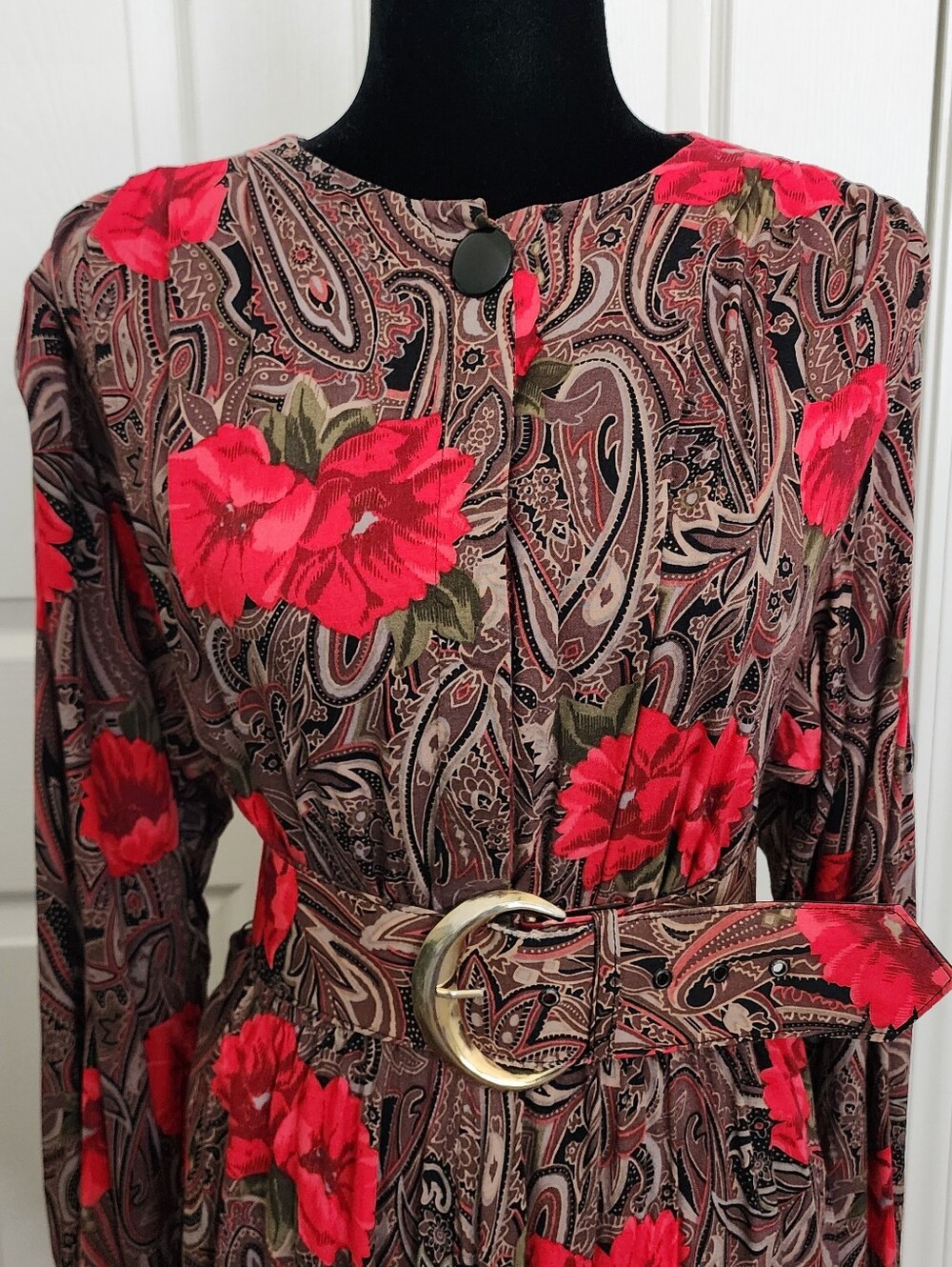 🌹Beautful Leslie Fay Dress W/ Belt🌹 - Picture 6 of 7